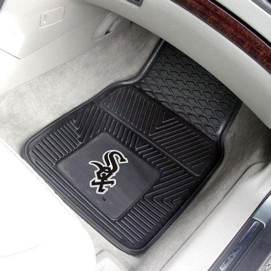 Chicago White Sox 2pk Heavy Duty Vinyl Car Mat Set - Military Republic