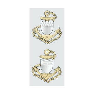 Chief Petty Officer E-7 2-Piece Decals-Military Republic