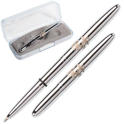 Chrome Bullet Space Pen with U.S. Marines Insignia - Military Republic