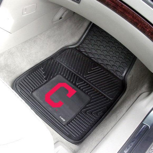 Cleveland Indians 2pk Heavy Duty Vinyl Car Mat Set - Military Republic