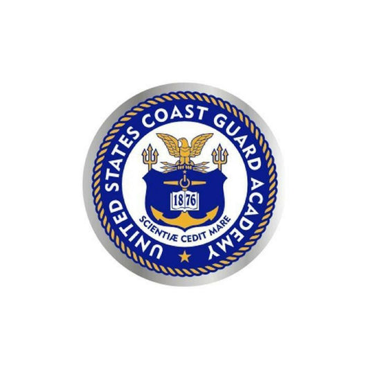 Coast Guard Academy Rainbow Holographic Decal-Military Republic