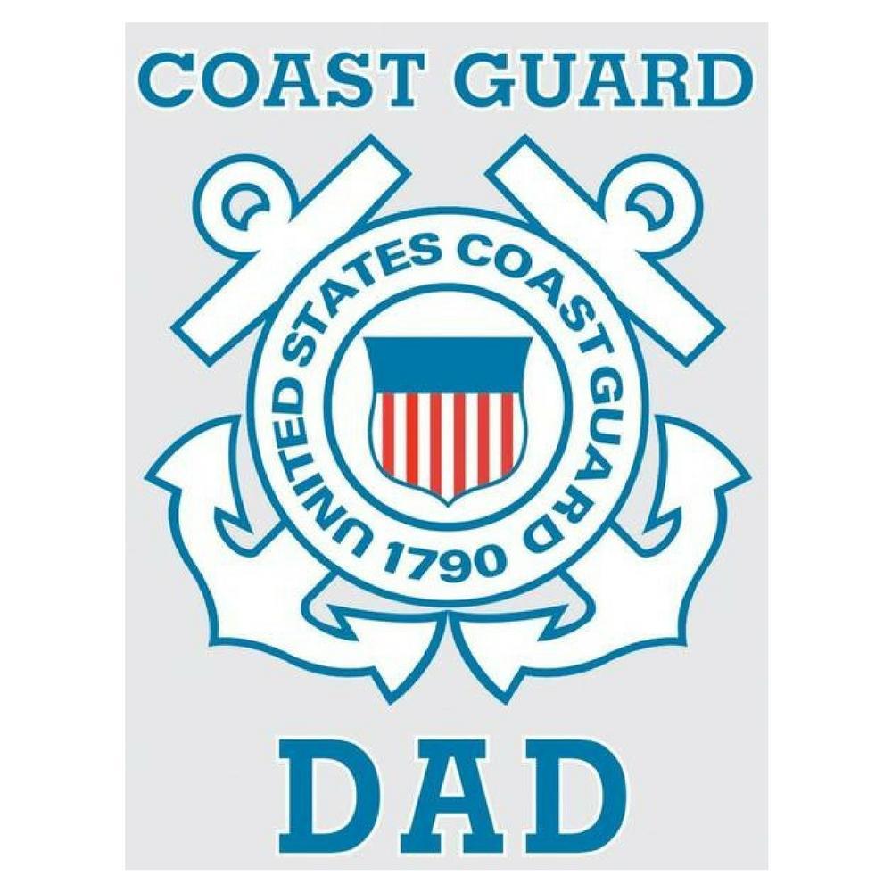 Coast Guard Dad Decal-Military Republic