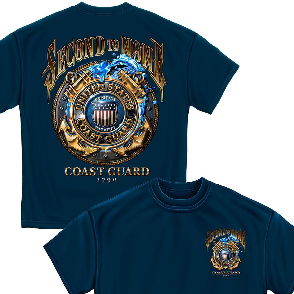 Coast Guard Second to None T-Shirt - Military Republic