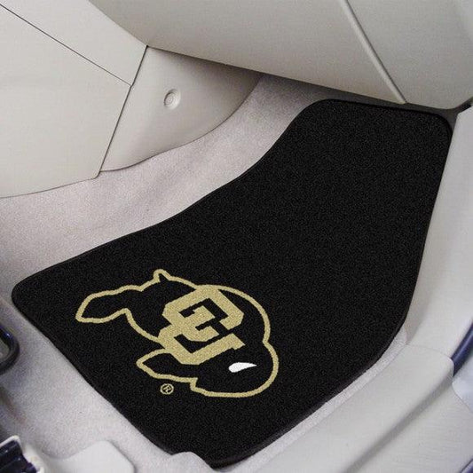 University of Colorado 2Pk Carpet Car Mat Set - Military Republic