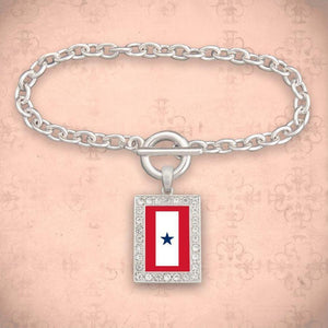 Custom Blue Star Bracelet-Military Republic