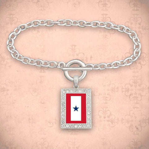 Custom Blue Star Bracelet-Military Republic