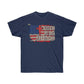 Faith Flag Freedom USA Flag T-shirt - Military Republic