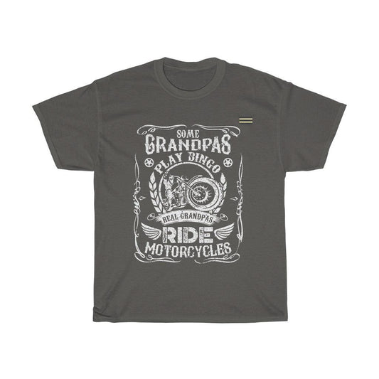 Real Grandpas Ride Motorcycle T-shirt - Military Republic