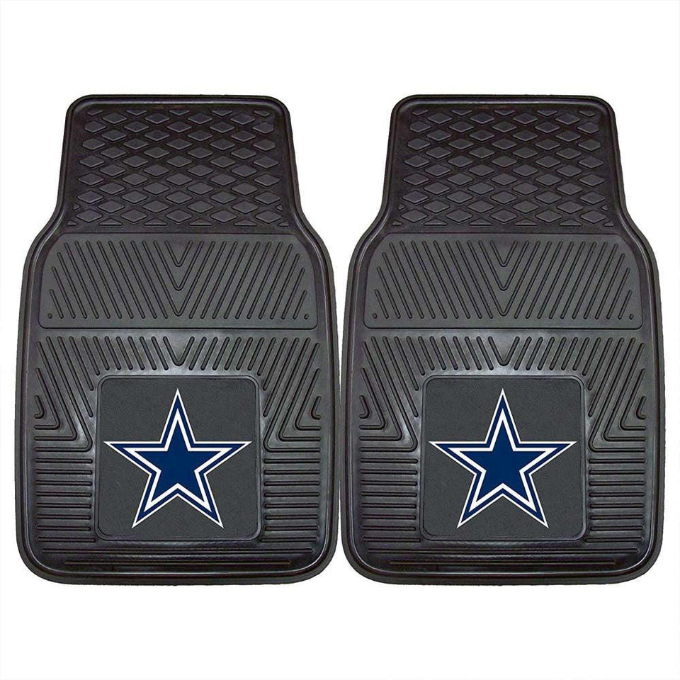 Dallas Cowboys Heavy Duty Vinyl Rear Car Mats-Military Republic