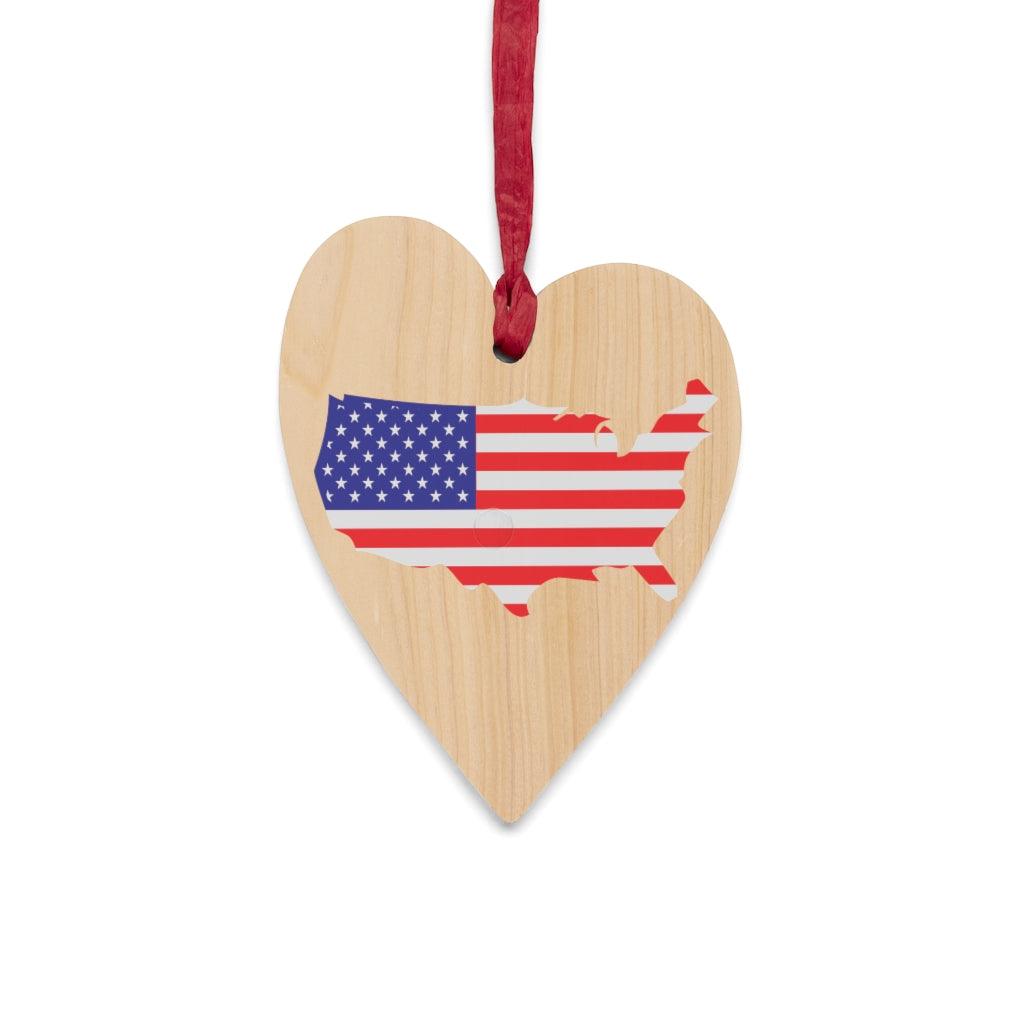 I'm A Patriot By Heart  Christmas Ornament - Military Republic