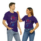 Nursing is a Work of Heart Stethoscope Design Nurse T-shirt
