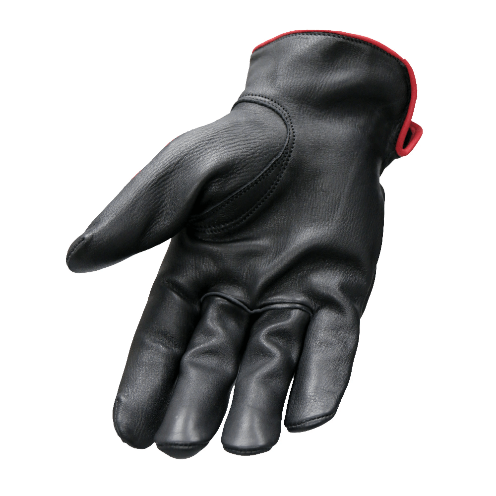 Deerskin Driver Bolt Black Riding Gloves - Military Republic