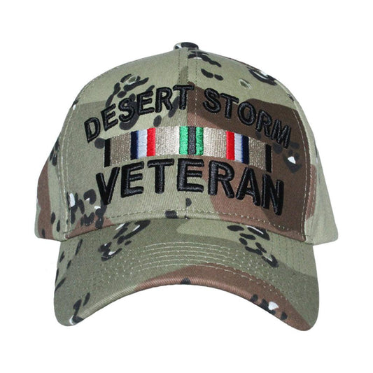 Operation Desert Storm Veteran Camo Cap - Military Republic