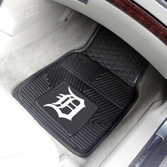 Detroit Tigers 2pk Heavy Duty Vinyl Car Mat Set - Military Republic