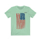 Distressed USA Flag Unisex T-shirt - Military Republic