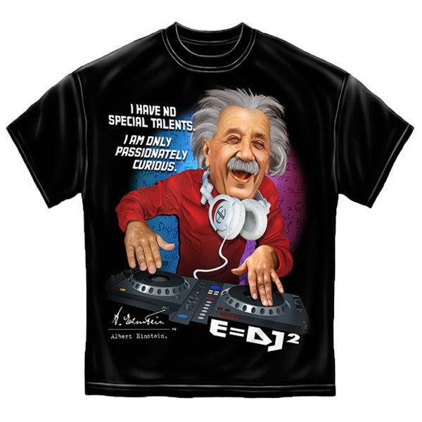 DJ Einstein Black T-Shirt-Military Republic