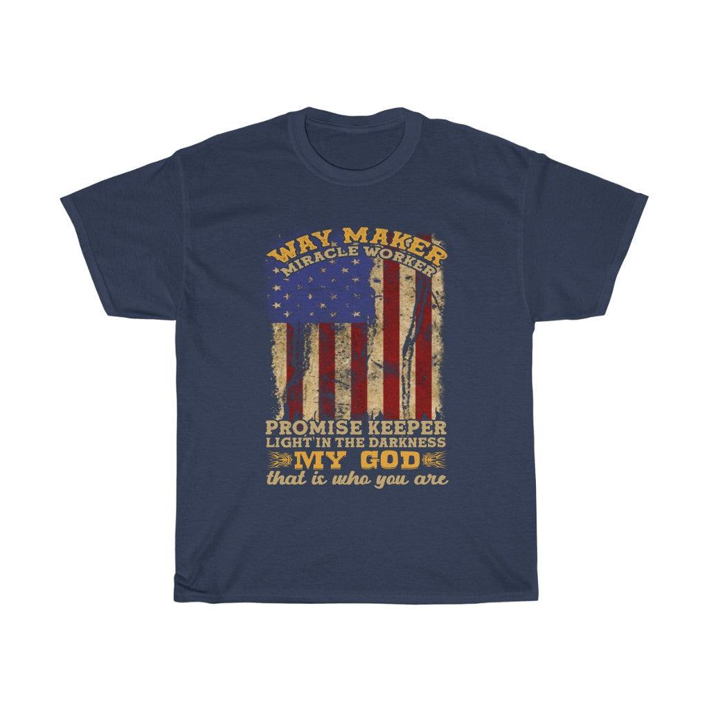 Way Maker, Miracle Worker, Promise Keeper - Light in the Darkness T-shirt - Military Republic