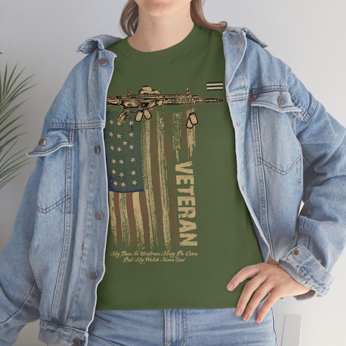 Patriotic US Flag Design T-shirt