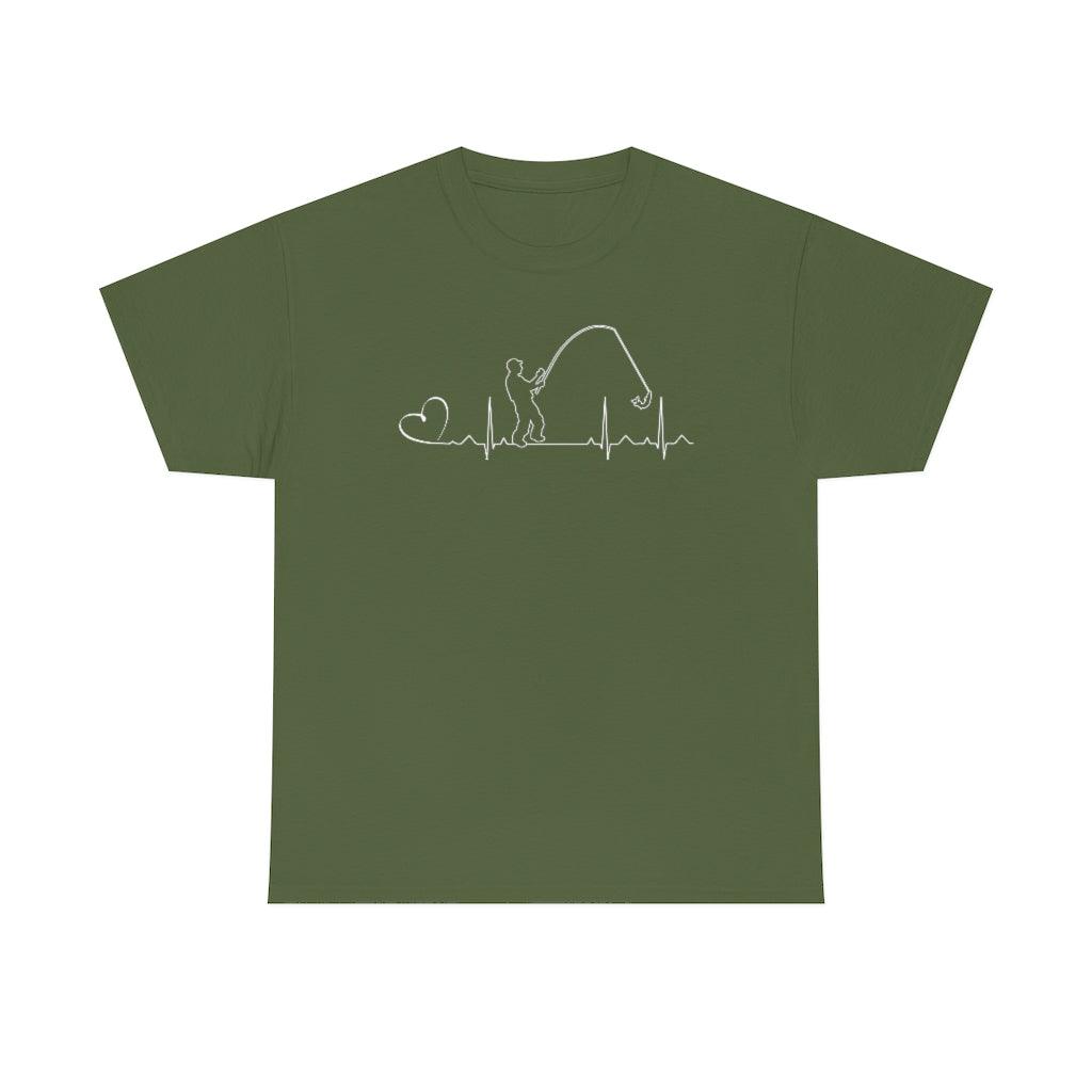 ECG Fishing T-shirt - Military Republic