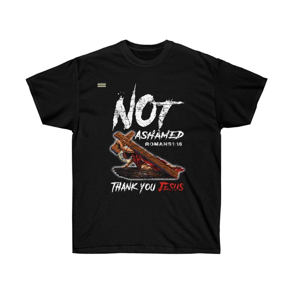 Not Ashamed of The Cross T-shirt - Military Republic