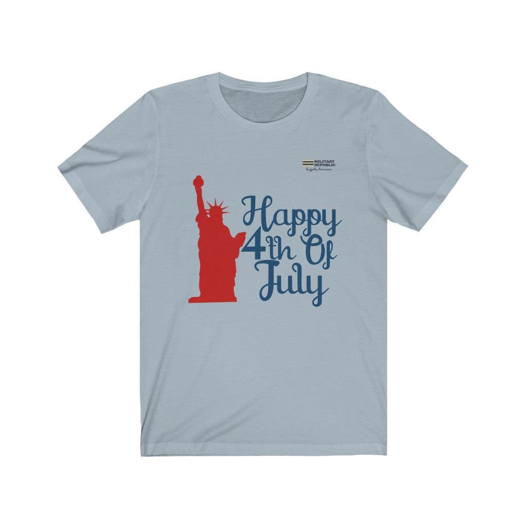 Happy 4th of July T-shirt - Military Republic