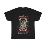 Mom of a Veteran - Freedom Isn't Free - My Son Paid for It- T-shirt - Military Republic