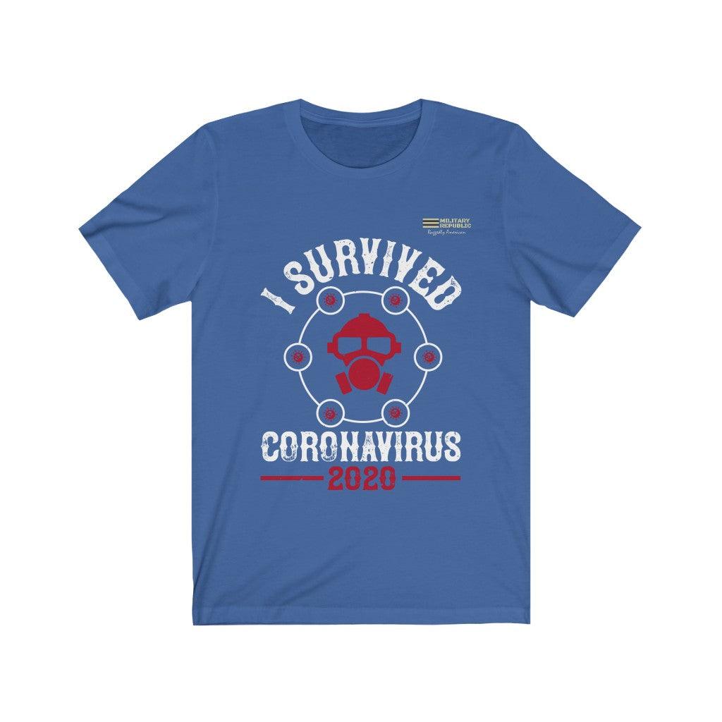 I Survived Corona Virus 2020 T-shirt - Military Republic