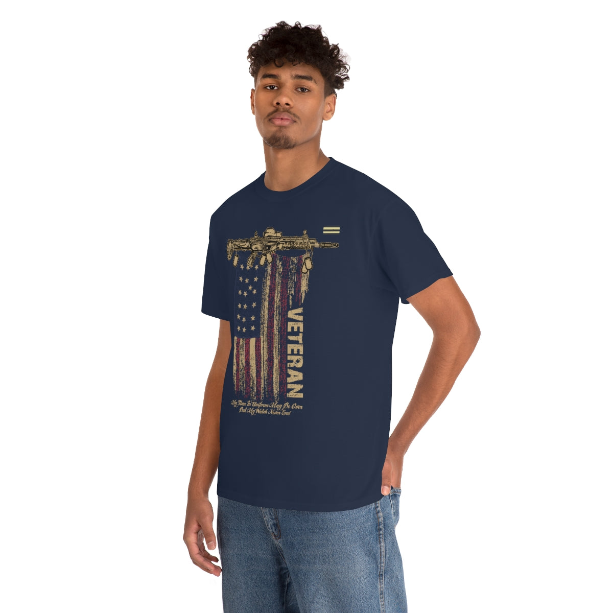 Patriotic US Flag Design T-shirt