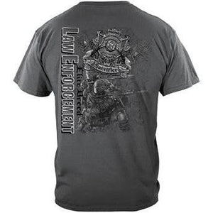 Elite Breed Law Enforcement Grey T-shirt - Military Republic