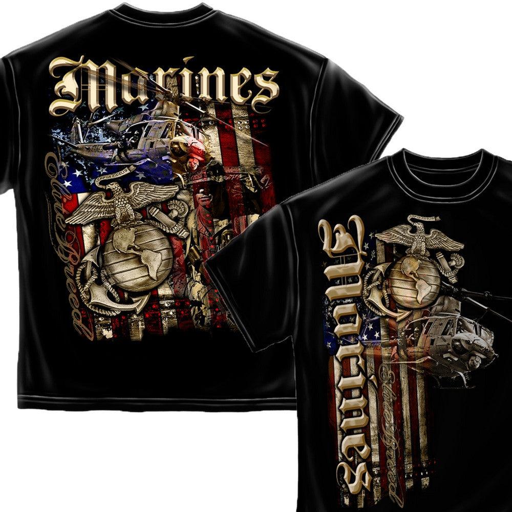 Elite Breed USMC Aerial Assault T-Shirt-Military Republic