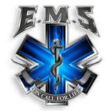 EMS - On Call For Life Decal-Military Republic