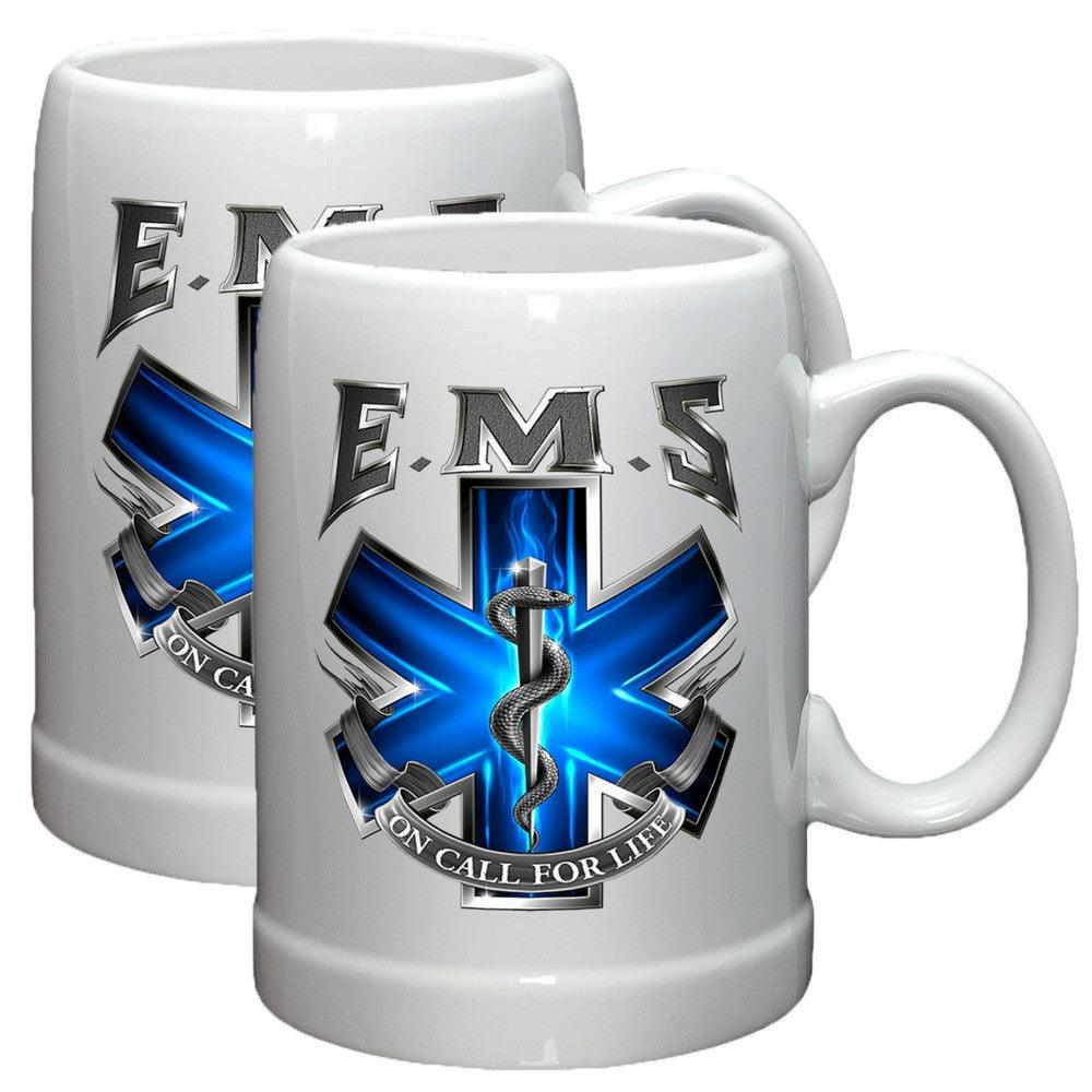 EMS On Call For Life Stoneware Mug Set-Military Republic