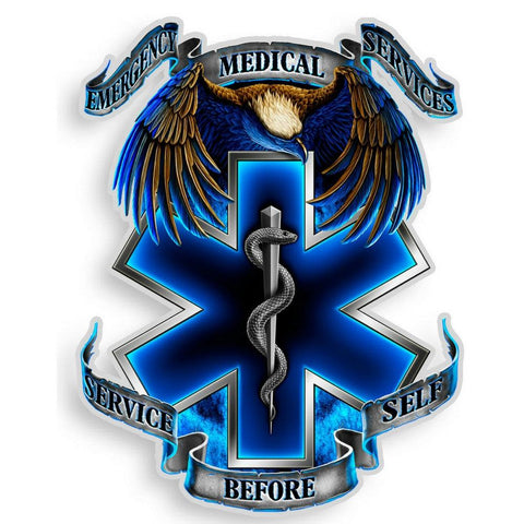 EMS True Heroes Decal-Military Republic