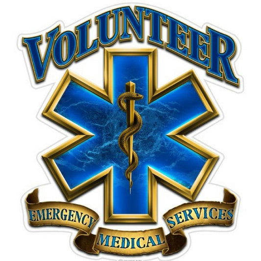 EMS Volunteer Decal-Military Republic