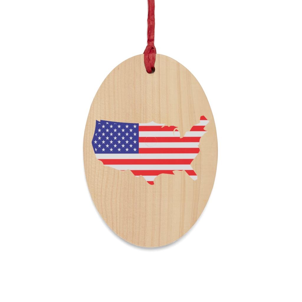 The American Flag True Symbols Christmas Ornament - Military Republic