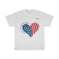 Faith, Family, Freedom Heart Patriotic T-shirt - Military Republic
