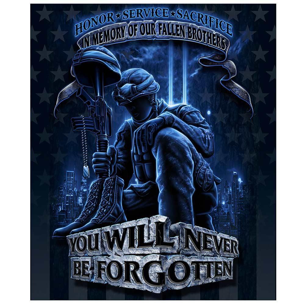 Fallen Heroes Blanket-Military Republic