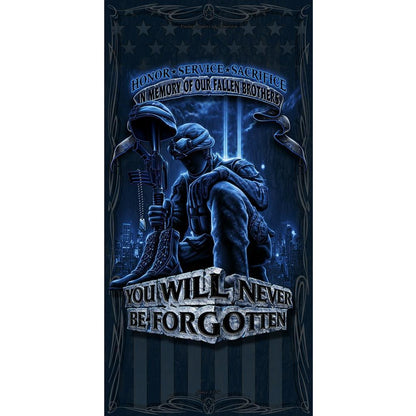 Fallen Heroes Towel-Military Republic