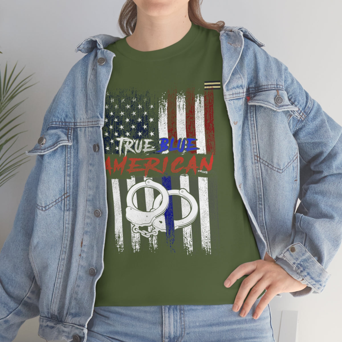 True Blue American  Law Enforcement Shirt