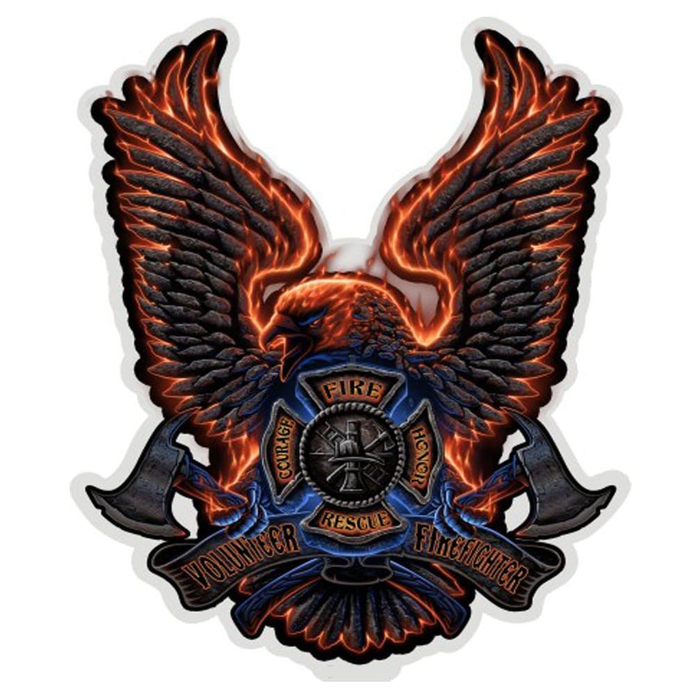 Fire Rescue Eagle Decal-Military Republic