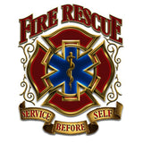Fire Rescue Service Before Self Decal-Military Republic