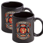 Firefighter 343 All Gave Some Stoneware Mug Set - Black - Military Republic