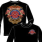 Firefighter Badge of Honor Long Sleeve Shirt-Military Republic
