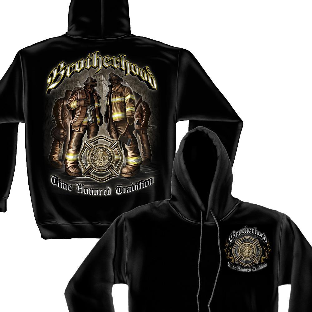 Firefighter Brotherhood Hoodie-Military Republic