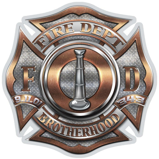 Firefighter Bugle Ranking 1 Decal-Military Republic