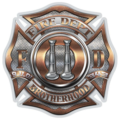 Firefighter Bugle Ranking 2 Decal-Military Republic
