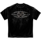 Firefighter Elite Breed Black Silver Foil T Shirt-Military Republic