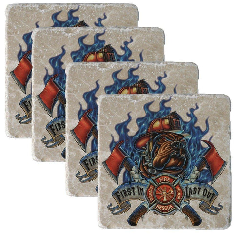 Firefighter First In Last Out Collectors Set-Military Republic