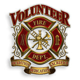 Firefighter Volunteer Decal-Military Republic
