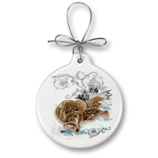 Fluke Fishing Christmas Ornament - Military Republic